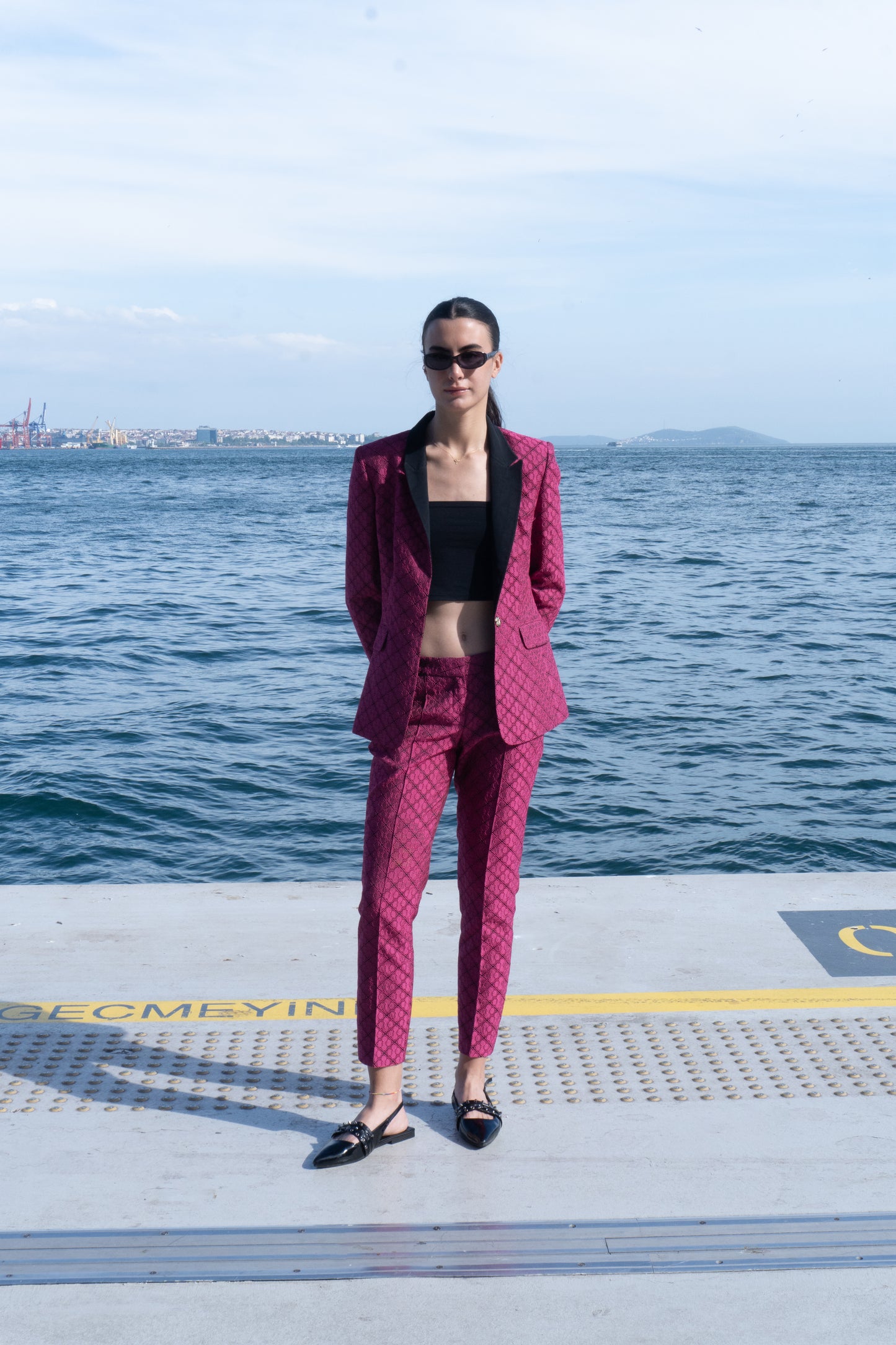 Dark Pink Suit